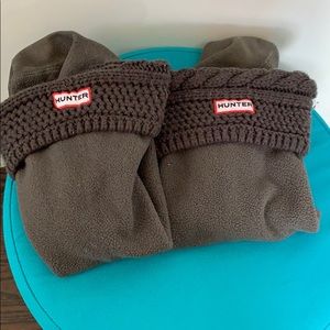 Hunter Cable-knit boot sock
